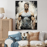 Bodybuilding The Chiseled Physique - Aerobic & Bodybuilding Canvas Wall Art