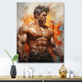 Bodybuilding The Flex - Aerobic & Bodybuilding Canvas Wall Art
