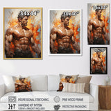 Bodybuilding The Flex - Aerobic & Bodybuilding Canvas Wall Art