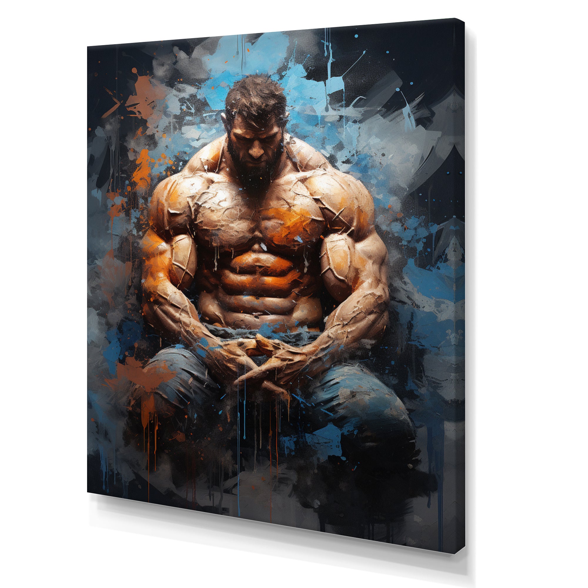Bodybuilding The Power - Aerobic & Bodybuilding Canvas Wall Art
