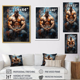 Bodybuilding The Power - Aerobic & Bodybuilding Canvas Wall Art