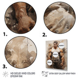 Bodybuilding The Titans Pose - Aerobic & Bodybuilding Canvas Wall Art