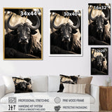 Grey Buffalo Serenity In Shadows - Gray Buffalo Wall Art