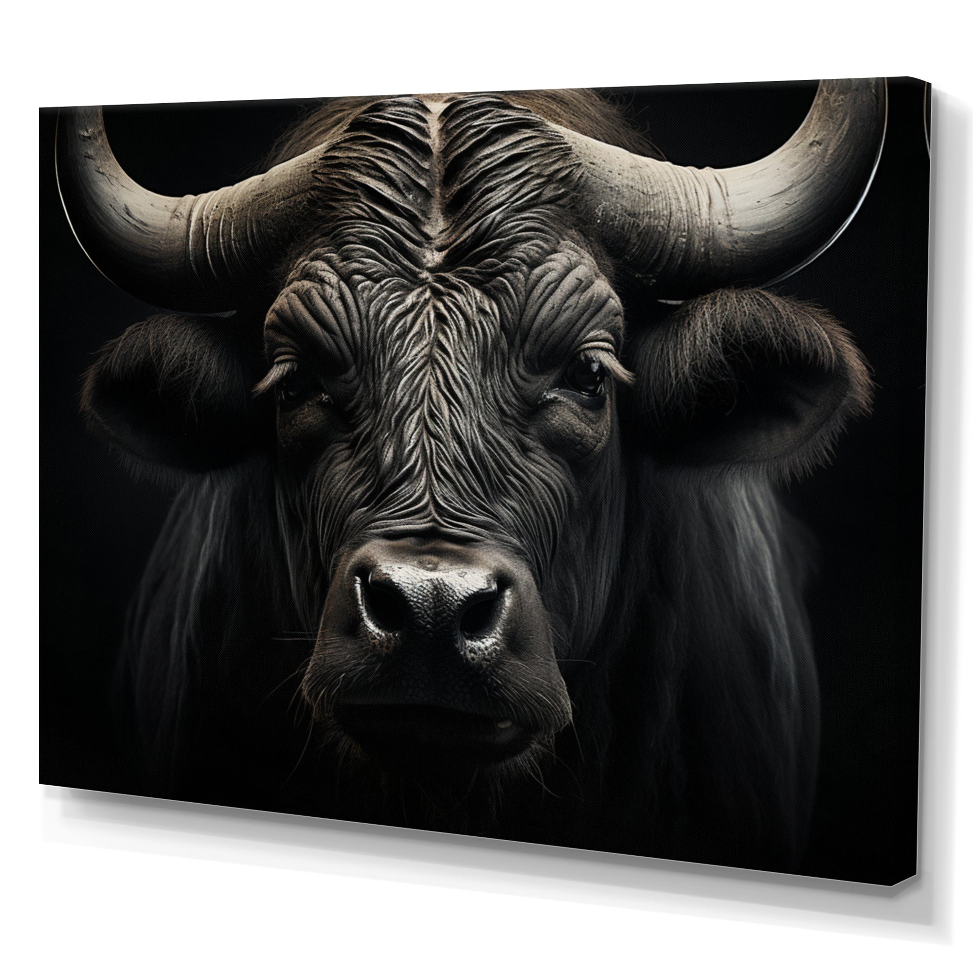 Black White Buffalo Whispers Of Wisdom - Buffalo Wall Decor