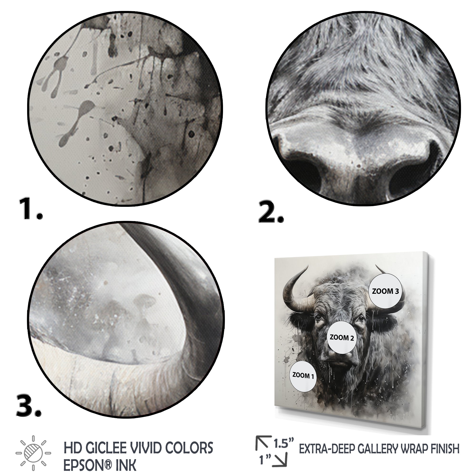 Grey Buffalo Whispers Of Wisdom - Buffalo Wall Decor