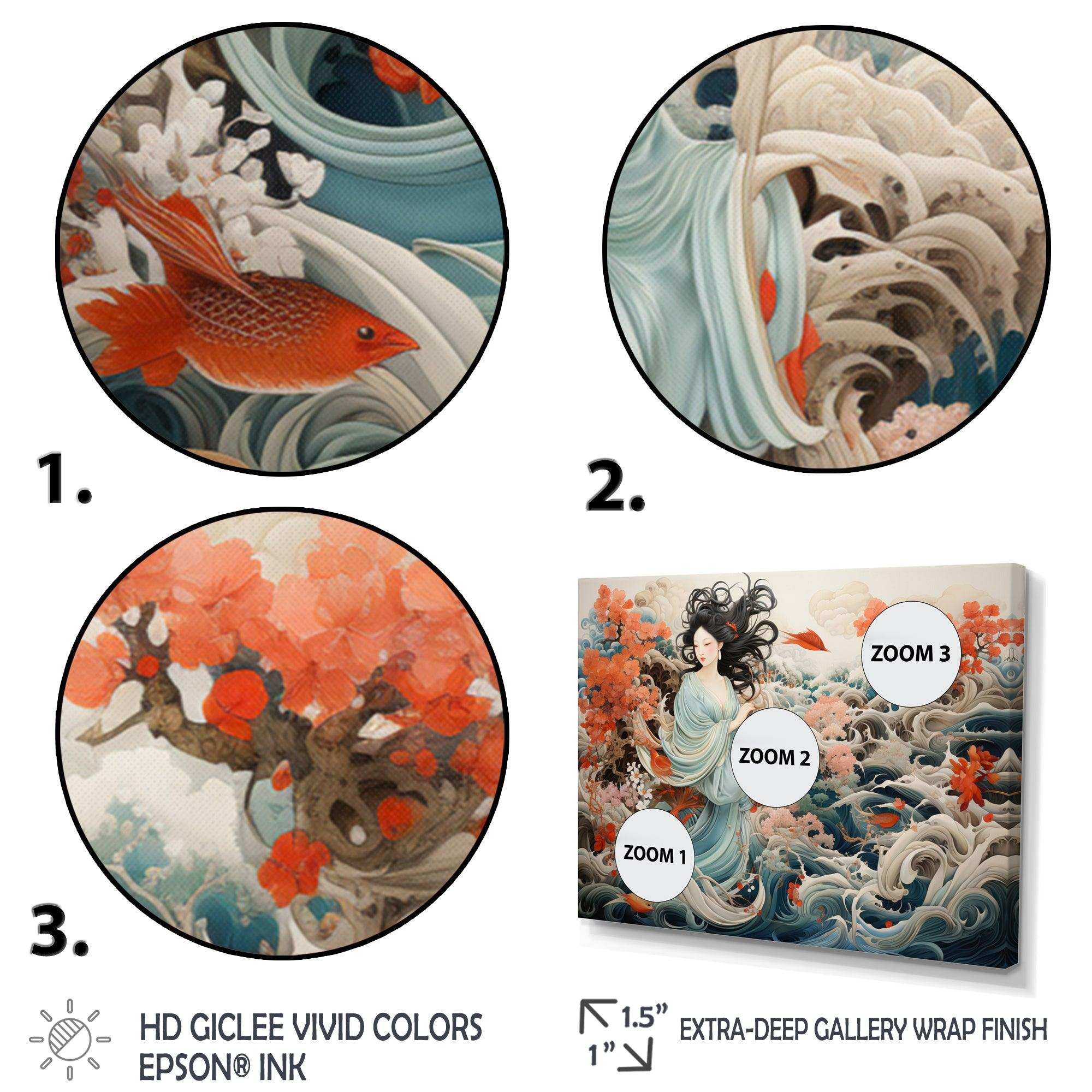 China Art Silk Embroidery - People Canvas Wall Art