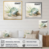Clam Underwater Serenity - Clam Canvas Wall Art