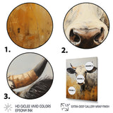 Cow Bovine Brilliance - Cow Living Room Wall Art