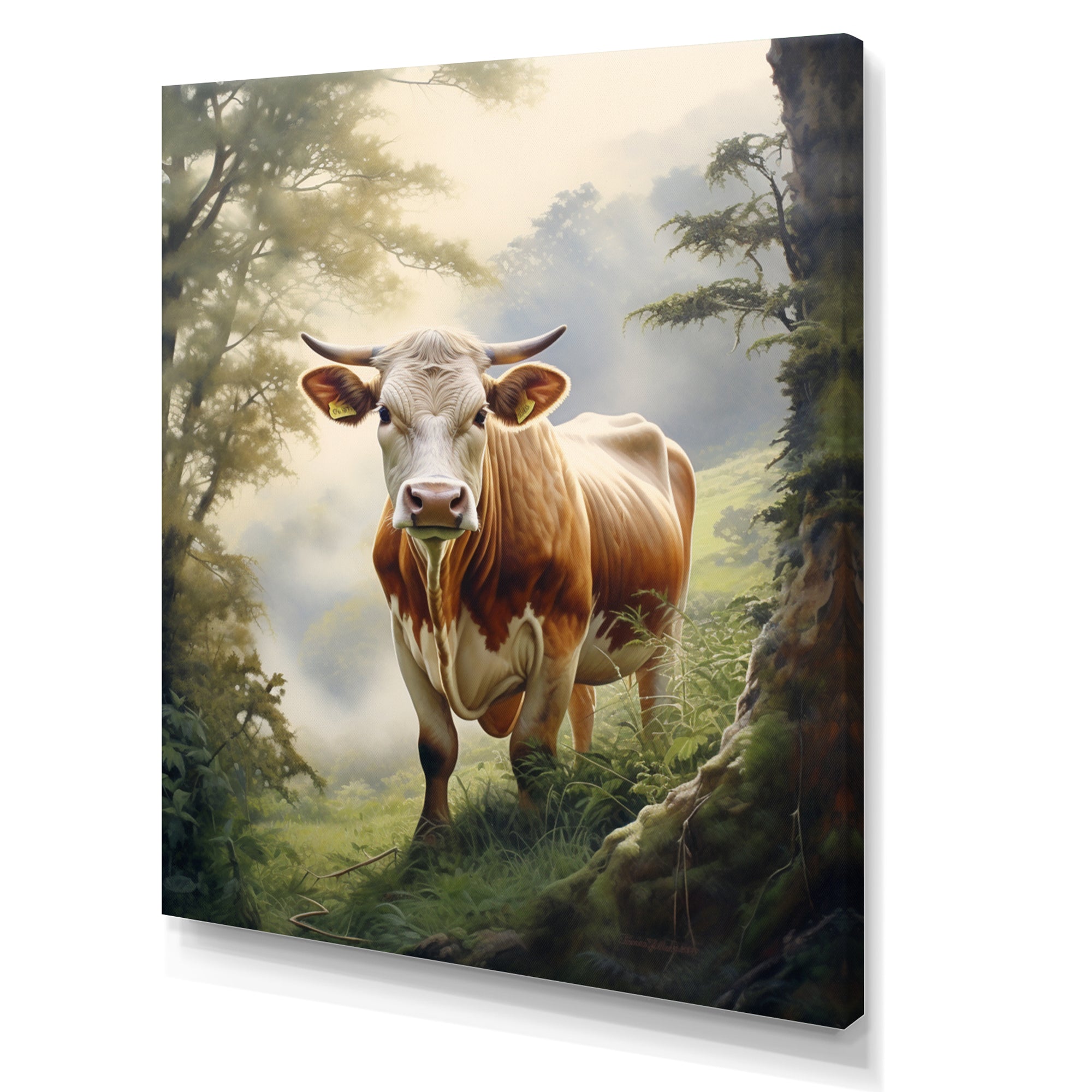 Cow Contemplation - Cow Wall Decor