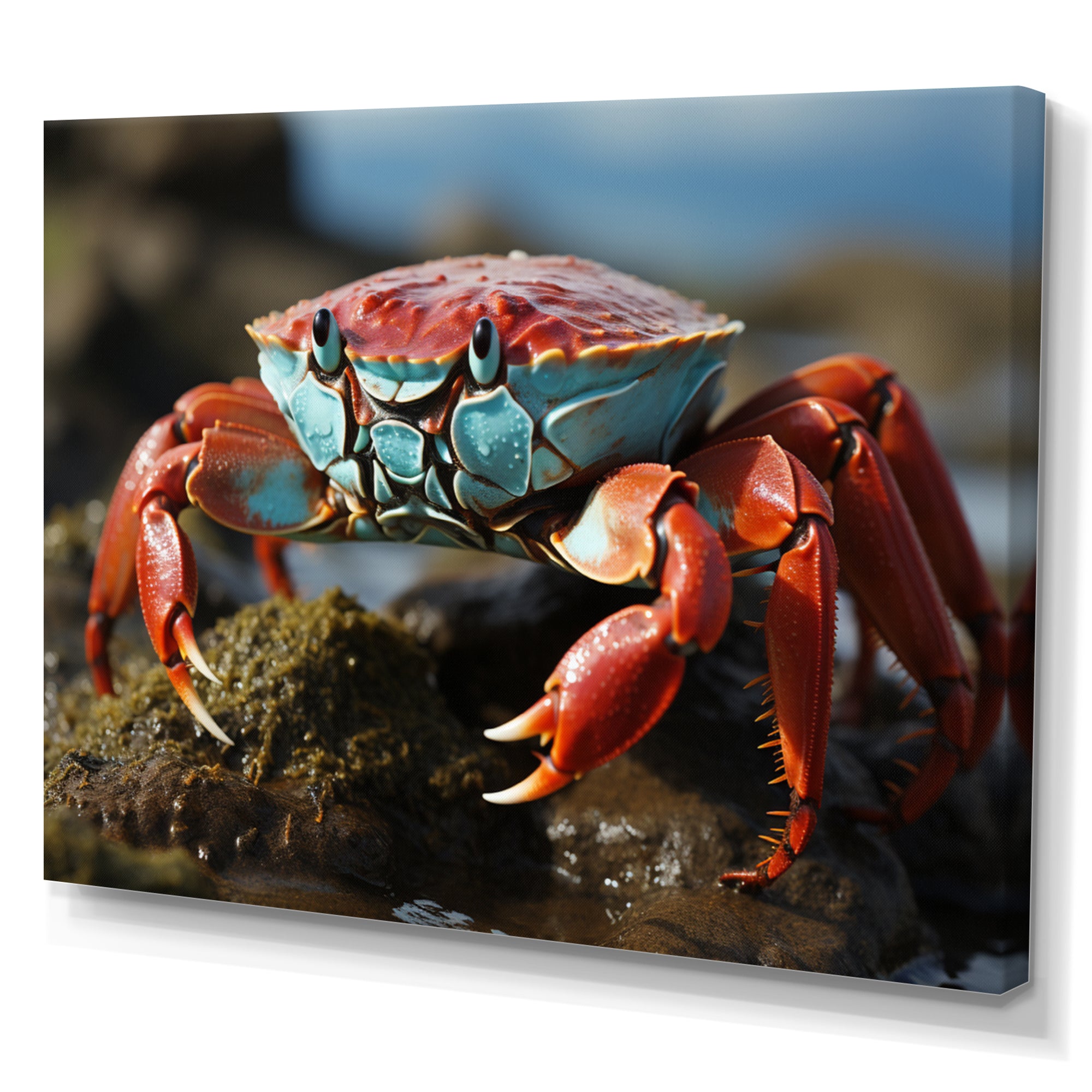 Crab Coastal Scavenger - Crab Home Decor Art