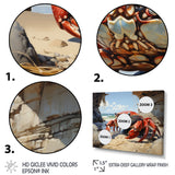 Crabs Corner - Crab Canvas Wall Art