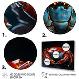 Crab Portrait - Crab Canvas Wall Art