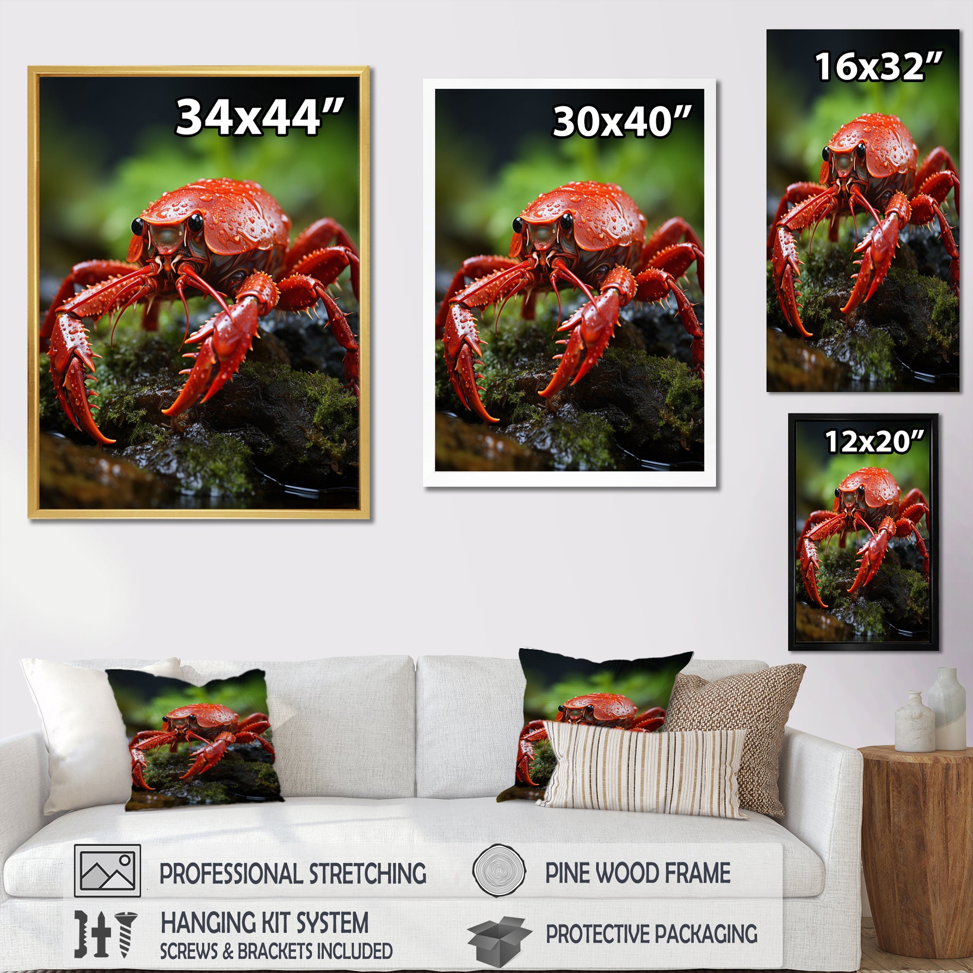 Crayfish Creek Dweller - Crayfish Wall Art Prints
