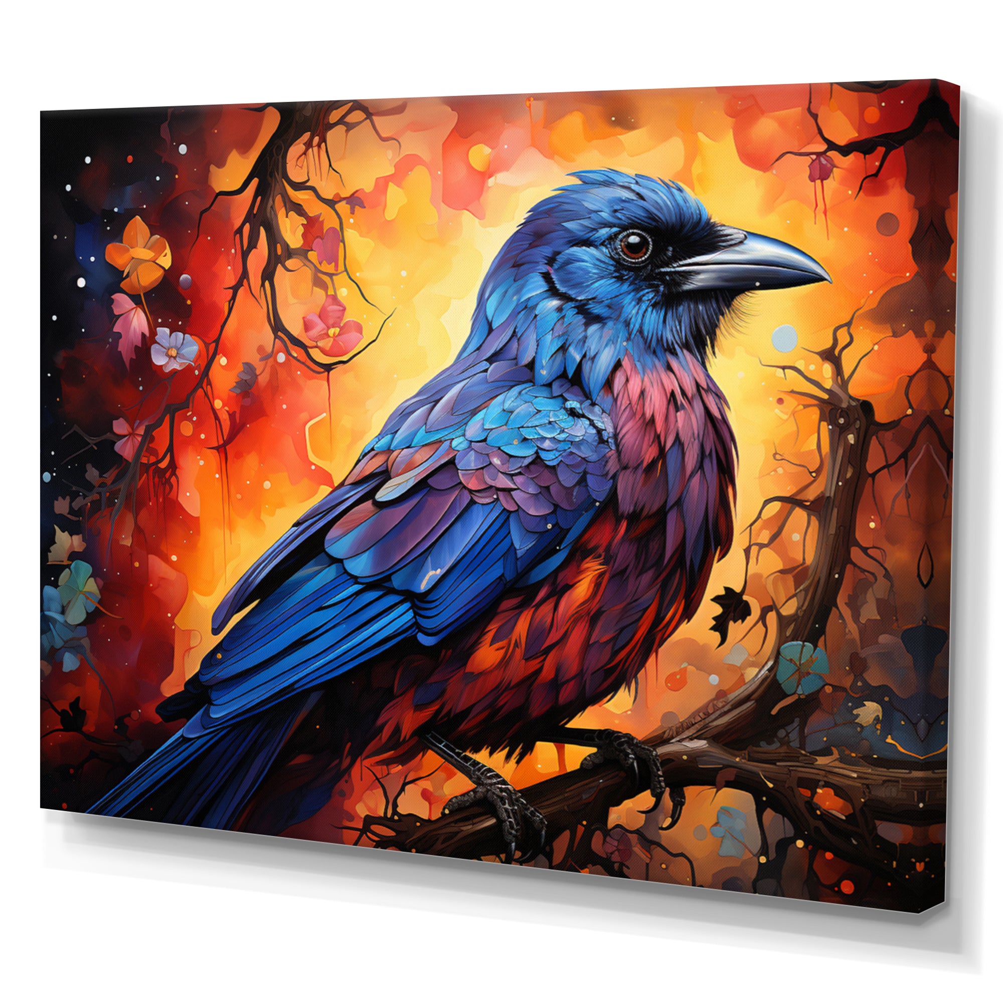 Crow Bold Authority - Crow Home Decor Art