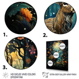 Deer Enchanted Encounter - Deer Canvas Wall Art