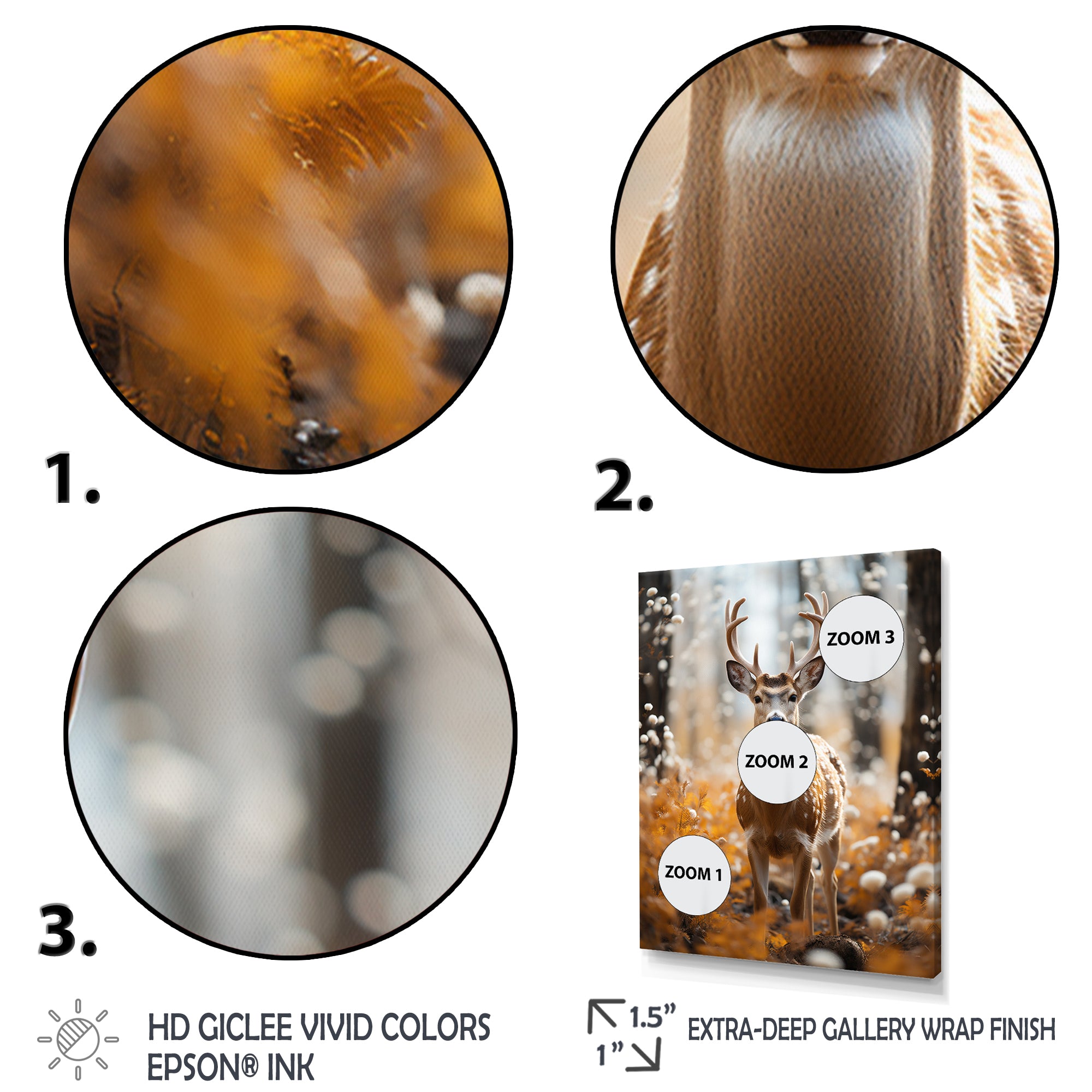 Deer Graceful Elegance - Deer Wall Art Prints