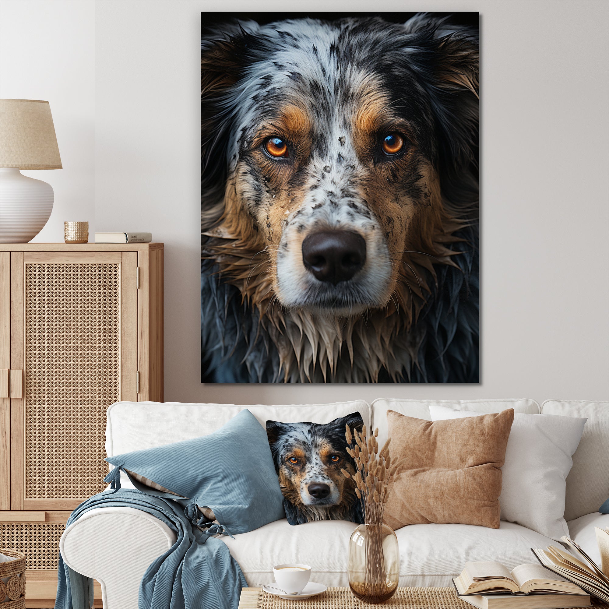 Dog Animal - Dog Living Room Wall Art
