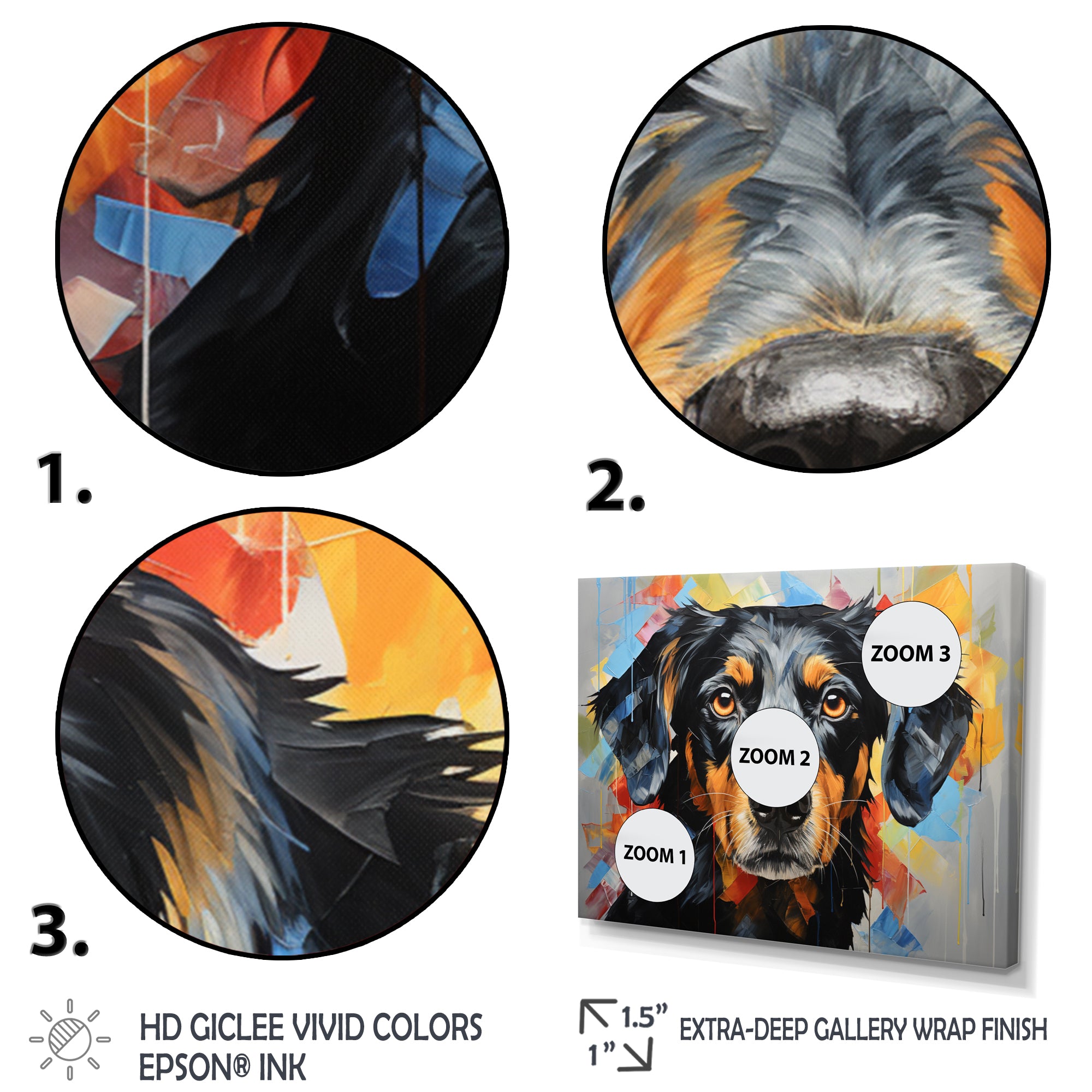 Dog Canine Companion Collage - Dog Bedroom Wall Art