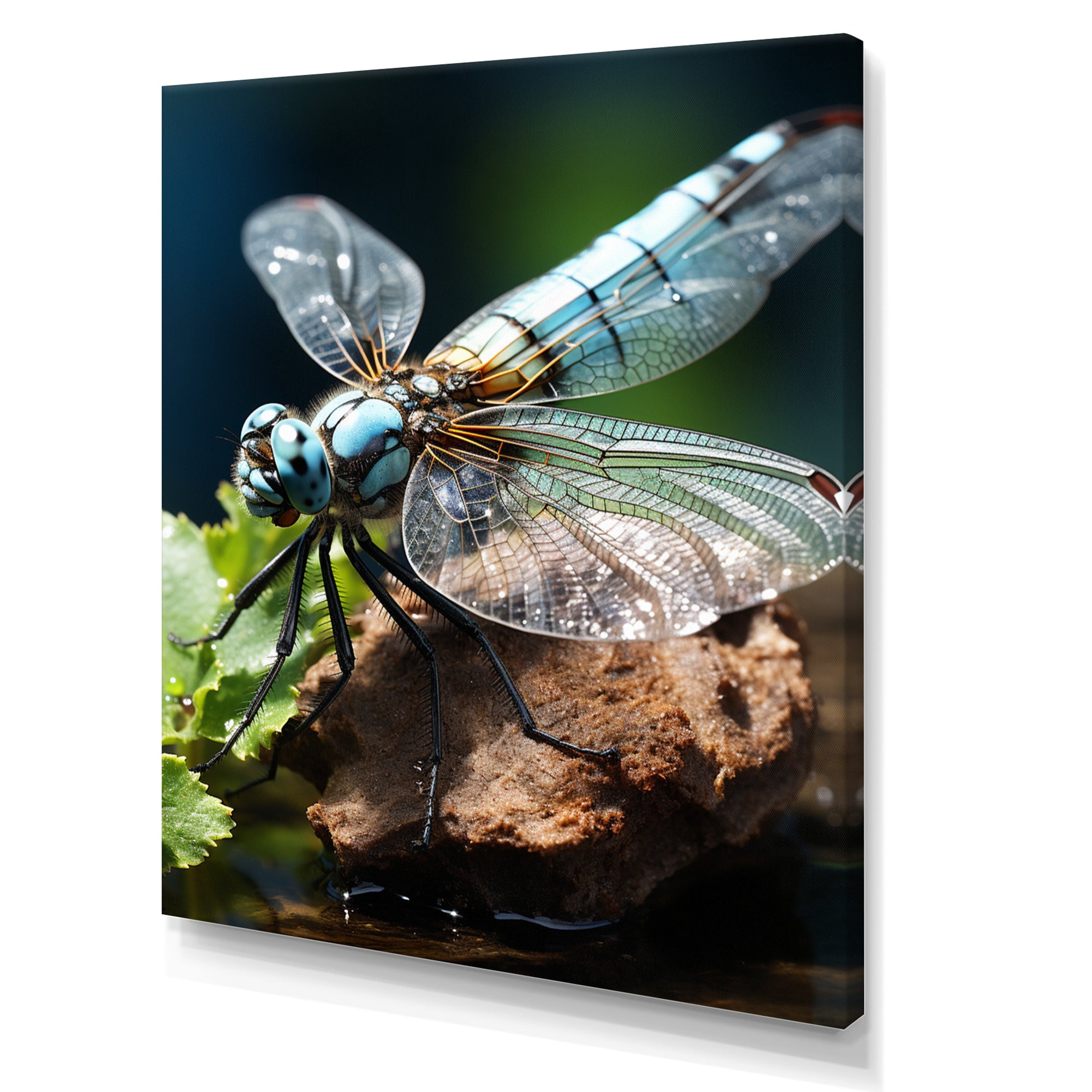White Dragonfly Insects Flight - Dragonfly Wall Art Prints