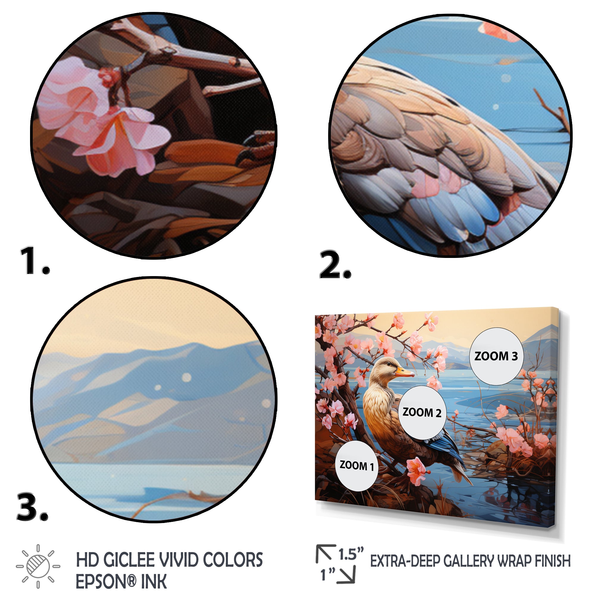 Duck Journey Pastoral - Duck Bedroom Wall Art