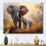 Elephant Family Guardianship - Elephant Wall Art Prints