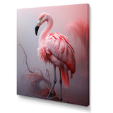 Minimalism Flamingo Portrait - Flamingo Wall Decor