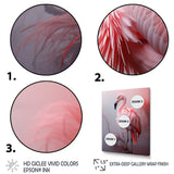 Minimalism Flamingo Portrait - Flamingo Wall Decor