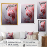 Minimalism Flamingo Portrait - Flamingo Wall Decor