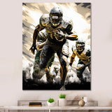 Football Gridiron Glory - Football Canvas Wall Art