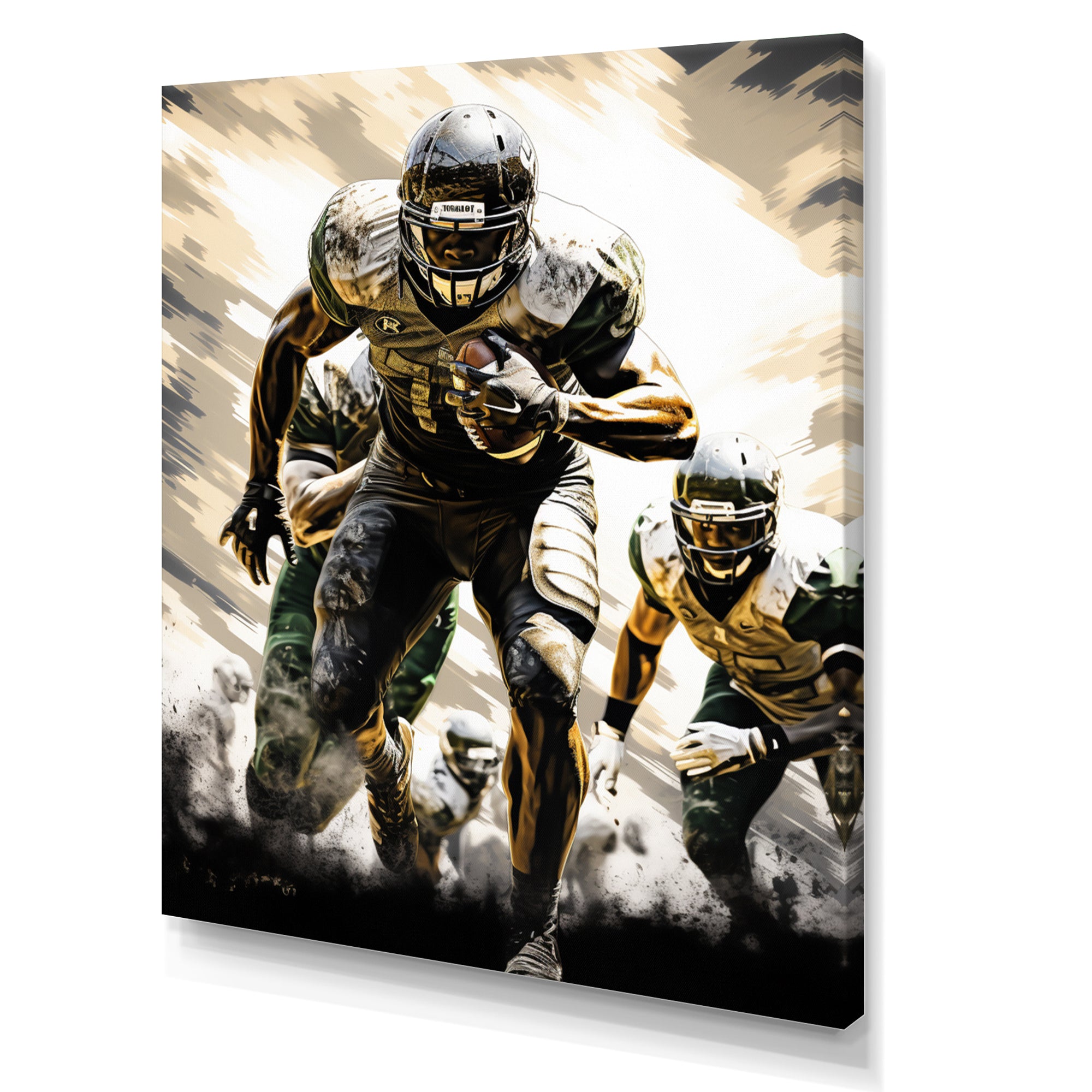 Football Gridiron Glory - Football Canvas Wall Art
