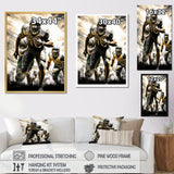 Football Gridiron Glory - Football Canvas Wall Art