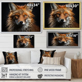 Fox Portrait Photo - Fox Wall Art Prints