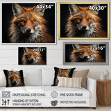 Fox Portrait Photo - Fox Wall Art Prints