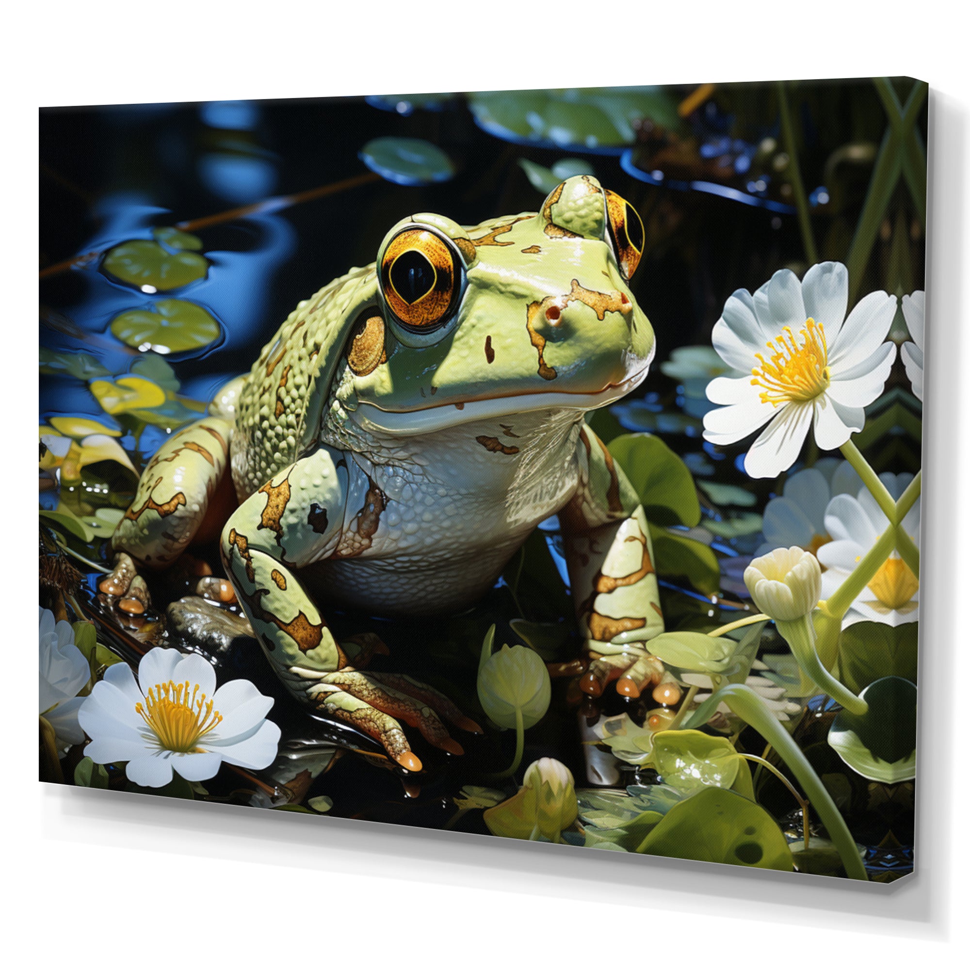Frog Freedom - Frog Canvas Wall Art