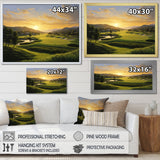 Golf Dawn On The Put I - Golf Canvas Wall Art