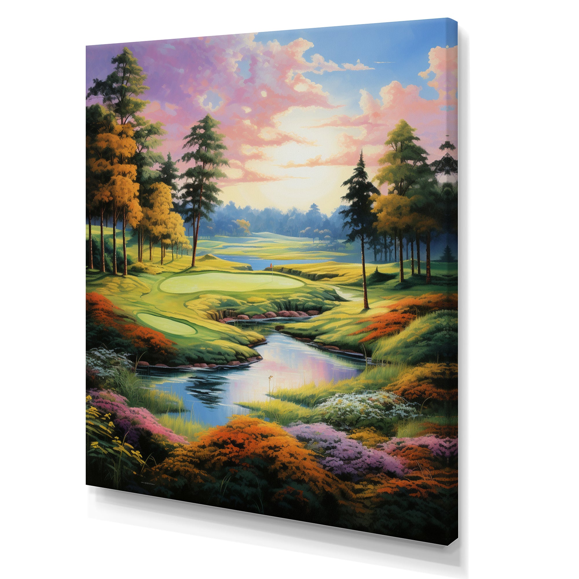 Golf Enchanted Greens - Golf Canvas Wall Art