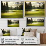 Golf Fairway Serenity - Golf Canvas Wall Art