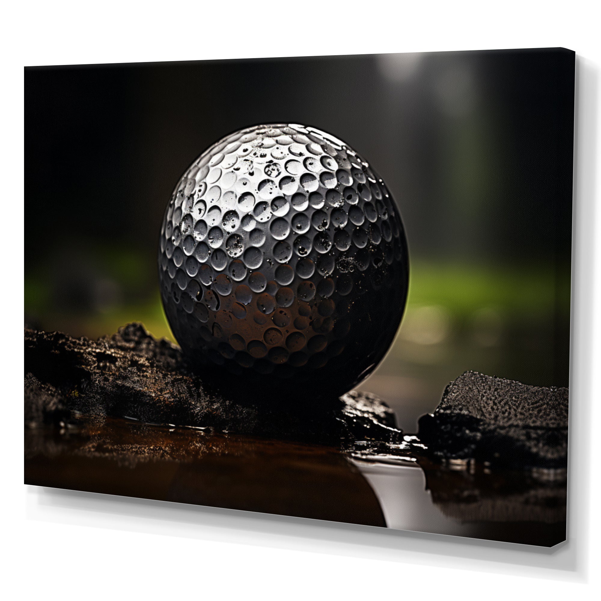 Golfers Focus - Golf Canvas Wall Art