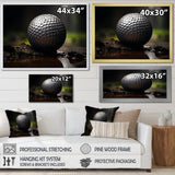 Golfers Focus - Golf Canvas Wall Art