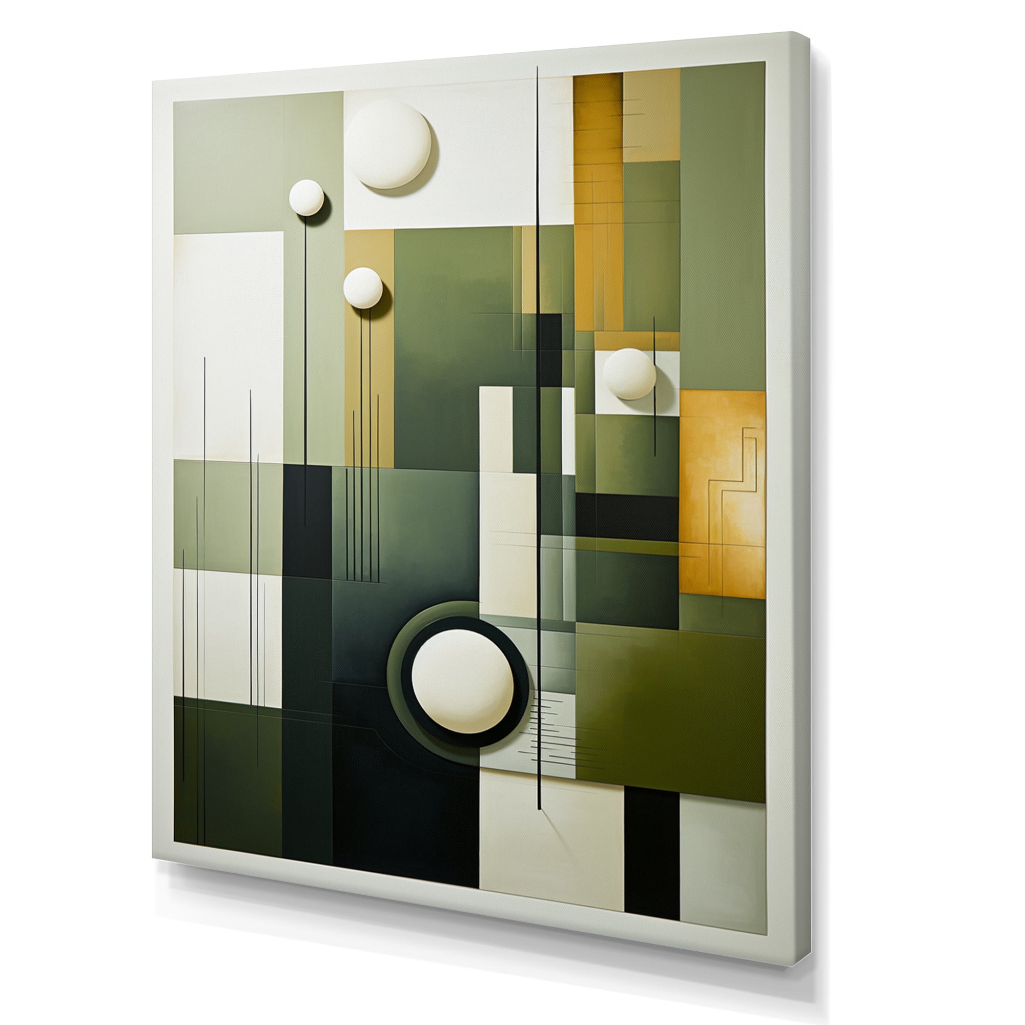 Golf Harmonious Collage I - Golf Canvas Wall Art
