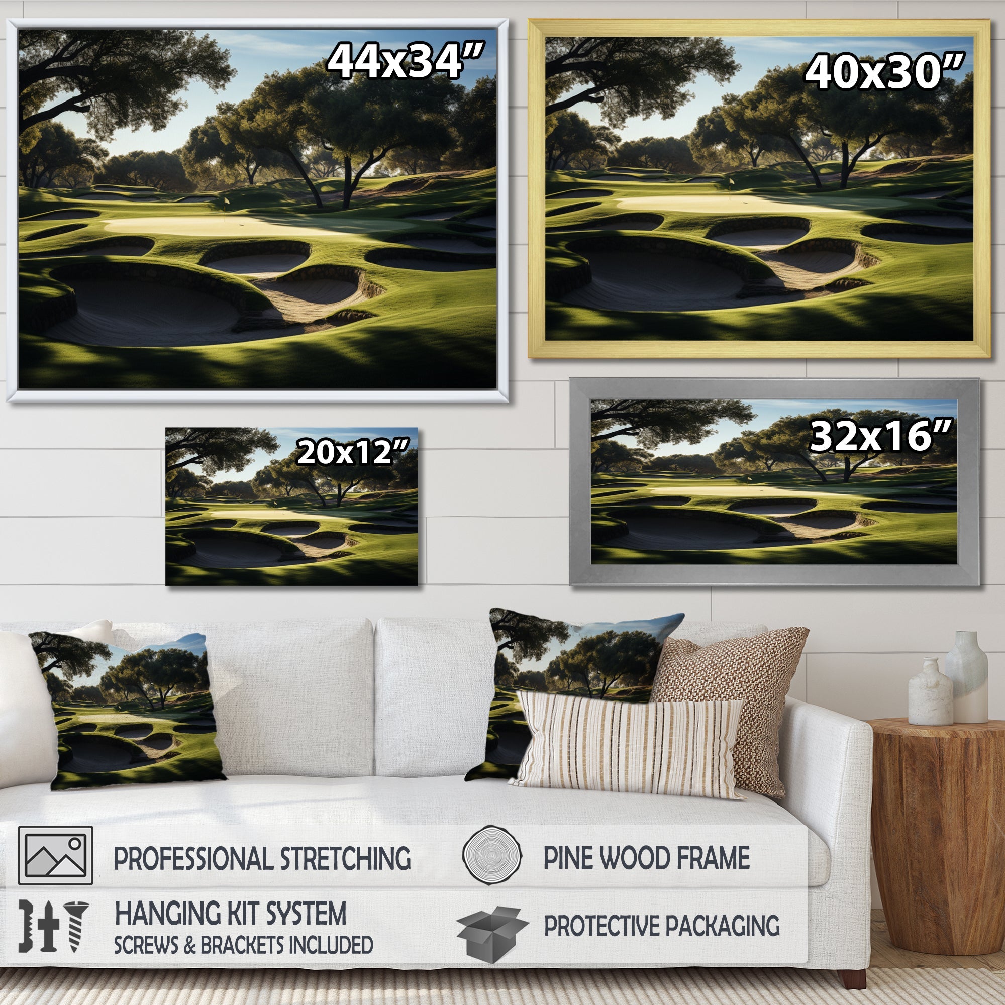 Golf Precision Putt I - Golf Canvas Wall Art
