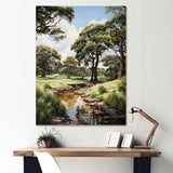 Golf Treelined Tangles - Golf Canvas Wall Art