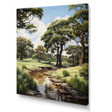 Golf Treelined Tangles - Golf Canvas Wall Art