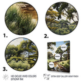 Golf Treelined Tangles - Golf Canvas Wall Art