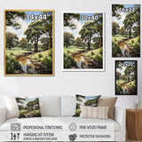Golf Treelined Tangles - Golf Canvas Wall Art