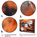 Grey Red Heron Solitude - Heron Wall Decor