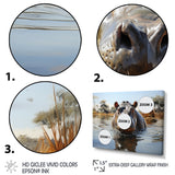 Hippopotamus Rivers Behemoth - Hippopotamus Large Canvas Wall Art
