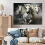 White Beige Horse Equine Harmony - Horse Wall Decor