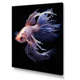 Purple Kois Fish Delicate Patterns - Koi's Fish Home Decor Art