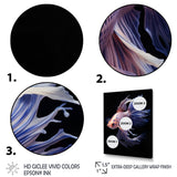 Purple Kois Fish Delicate Patterns - Koi's Fish Home Decor Art